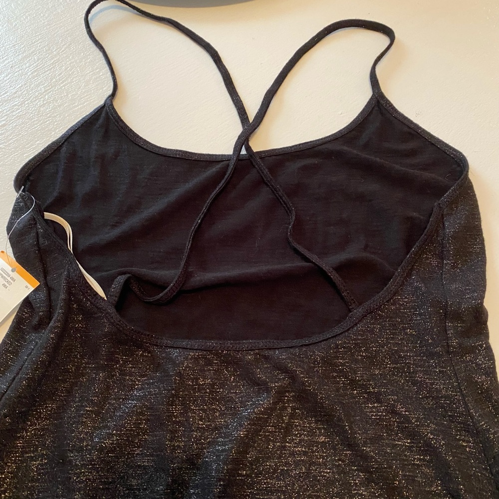 RACHEL. Rachel Roy black dress with gold shimmer. Size S. - Picture 3 of 8